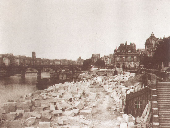 Vista de Le Pont des Arts 1851